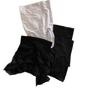 NEW LOT 4 HI-WAIST TUMMY CONTROL BUTT SHAPER  SLIMMING PANTIES INTIMATES SZ MED